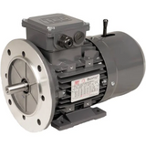 Three Phase Brake Motor 0.37kW 4P (1370rpm) 415v B35 Foot/Flange Mount D71B-4 IP55 Aluminium - Motor Gearbox Products