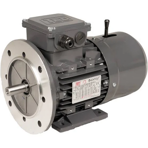 Three Phase Brake Motor 1.1kW 6P (950rpm) 415v B35 Foot/Flange Mounted D90L-4 IP55 Aluminium - Motor Gearbox Products