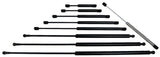 Industrial Gas Strut 505mm Extended Length, 215mm Stroke, 8mm Shaft, 18mm Barrel c/w 10mm Ball Ends - Motor Gearbox Products
