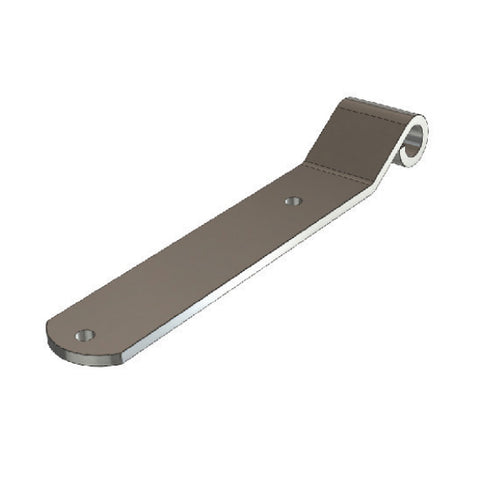 Sideboard Strap Hinge 235mm (Bolted Type) with Gudgeon and Bush - Left Hand - Motor Gearbox Products