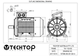 Three Phase Electric Motor 4kW 4P (1440rpm) 415v B3 Foot Mounted TAI112M-4 IP55 Aluminium - Motor Gearbox Products