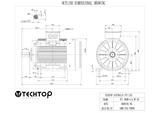 Three Phase Electric Motor 90kW 4P (1485rpm) 415v B3 Foot Mounted TCI280M-4 IP55 Cast Iron - Motor Gearbox Products