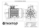 Three Phase Electric Motor 4.0kW 2P (2915rpm) 415v B35 Foot/Flange Mounted TAI112M-2 IP55 Aluminium - Motor Gearbox Products
