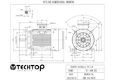 Three Phase Electric Motor 18.5kW 4P (1470rpm) 415v B35 Foot/Flange Mounted TCI180M-4 IP55 Cast Iron - Motor Gearbox Products