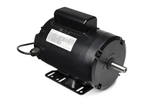 Techtop Imperial Frame Single Phase Motor 1.50kw, 1420rpm, 240v 50Hz, 56  Frame, 3/4 Shaft, IP55, 2 Metre Lead and Plug, TEFC