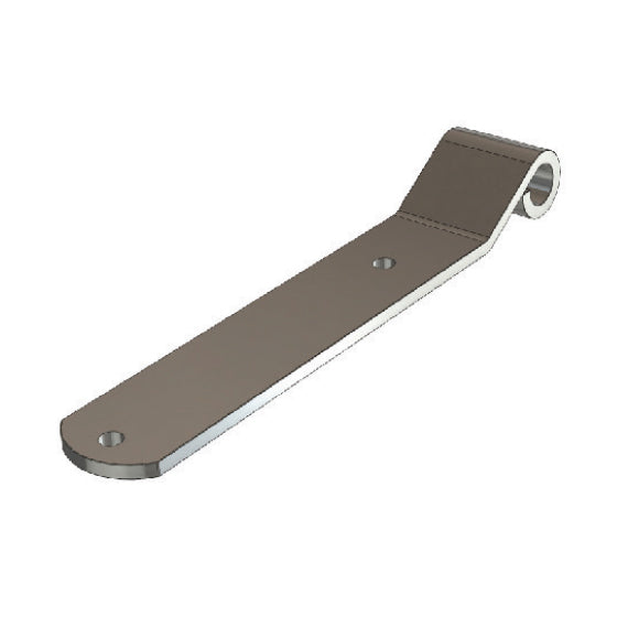 Sideboard Strap Hinge 235mm (Bolted Type) with Gudgeon and Bush - Right Hand - Motor Gearbox Products