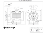 Three Phase Electric Motor 90kW 4P (1485rpm) 415v B35 Foot/Flange Mounted TCI280M-4 IP55 Cast Iron - Motor Gearbox Products