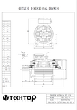 Three Phase Electric Motor 315kW 4P (1490rpm) 415v B3 Foot Mounted TCI355LB-4 IP55 Cast Iron - Motor Gearbox Products