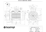 Three Phase Electric Motor 75kW 2P (2970rpm) 415v B35 Foot/Flange Mounted TCI280S-2 IP55 Cast Iron - Motor Gearbox Products