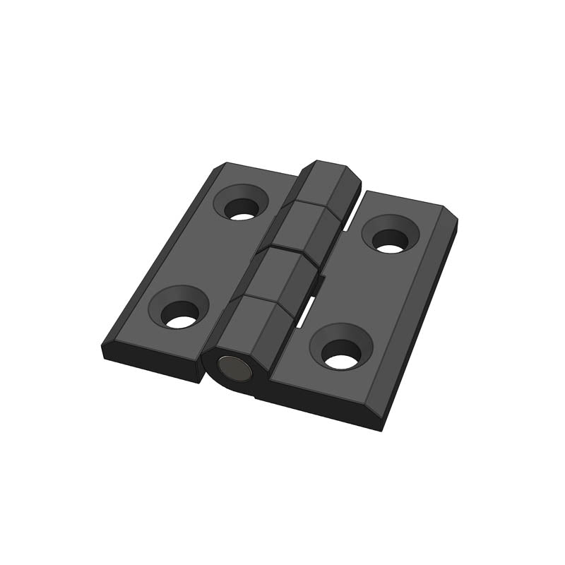Polyamide Hinge 50mm x 50mm with Counter Sunk Holes - Motor Gearbox Products