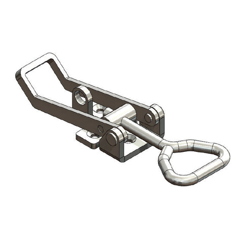 703 Lockable Stainless Steel Overcentre Fastener with Catch Plate - Motor Gearbox Products