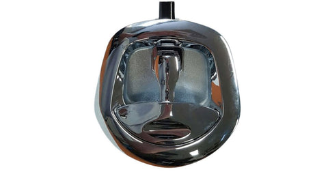 Whale Tail Lock Chrome - Recess Fit - Motor Gearbox Products