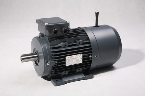 Three Phase Brake Motor 0.55kW 4P (1410rpm) 415v B3 Foot Mounted D80A-4 IP55 Aluminium - Motor Gearbox Products